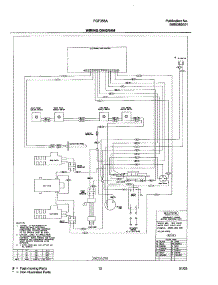 13 - Wiring Diagram parts for Frigidaire Range FGF355ASD from AppliancePartsPros.com