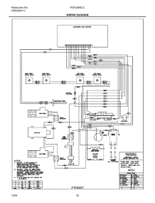 12 - Wiring Diagram parts for Frigidaire Range FGFL88ACC from AppliancePartsPros.com