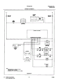 13 - Wiring Schematic parts for Frigidaire Range FGFL88ACB from AppliancePartsPros.com