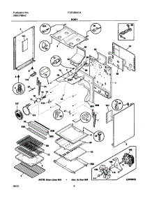 07 - Body parts for Frigidaire Range FGFL88ACA from AppliancePartsPros.com