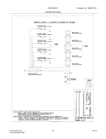 13 - Wiring Diagram parts for Frigidaire Range FGGF304DLF1 from AppliancePartsPros.com