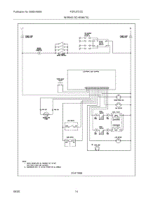 14 - Wiring Schematic parts for Frigidaire Range FGFL87DCD from AppliancePartsPros.com