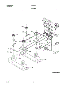05 - Burner parts for Frigidaire Range GLCS376ASB from AppliancePartsPros.com