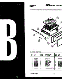 05 - Broiler Drawer Parts parts for Frigidaire Range GG32PCW4 from AppliancePartsPros.com