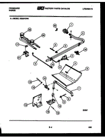 07 - Burner, Manifold And Gas Control parts for Frigidaire Range GG32PCW4 from AppliancePartsPros.com