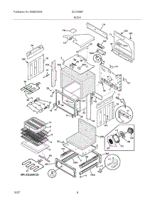 07 - Body parts for Frigidaire Range GLCS389FQC from AppliancePartsPros.com