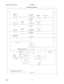 10 - Wiring Schematic parts for Frigidaire Range GLEF369DCC from AppliancePartsPros.com