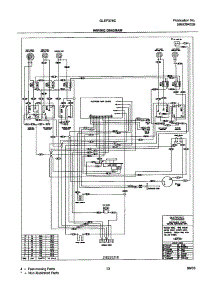 11 - Wiring Diagram parts for Frigidaire Range GLEF378CBB from AppliancePartsPros.com