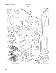 07 - Body parts for Frigidaire Range FGGF3056KFJ from AppliancePartsPros.com