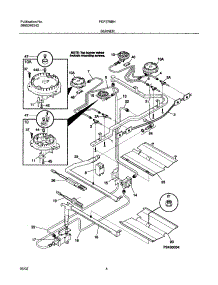 05 - Burner parts for Frigidaire Range FGF375BHBB from AppliancePartsPros.com