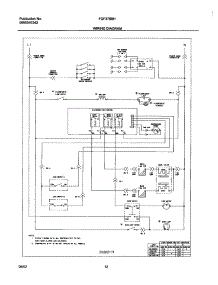 12 - Wiring Diagram parts for Frigidaire Range FGF375BHBB from AppliancePartsPros.com