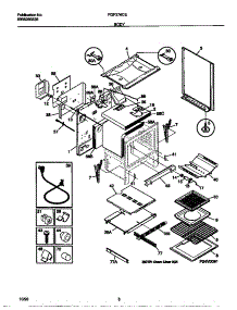 04 - Body parts for Frigidaire Range FGF376CEBD from AppliancePartsPros.com
