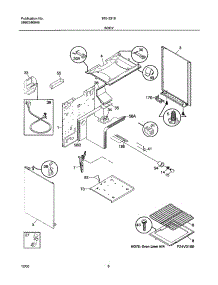 07 - Body parts for Frigidaire Range FLF334BGDF from AppliancePartsPros.com