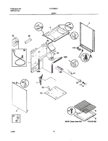 07 - Body parts for Frigidaire Range FLF335CHTA from AppliancePartsPros.com