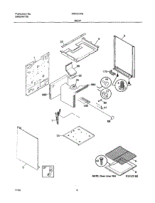 07 - Body parts for Frigidaire Range FPF311PHDB from AppliancePartsPros.com