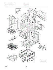 07 - Body parts for Frigidaire Range FGS365ECJ from AppliancePartsPros.com