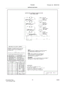 15 - Wiring Diagram parts for Frigidaire Range FGS365EBC from AppliancePartsPros.com