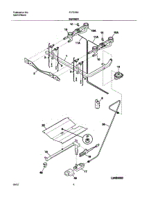 05 - Burner parts for Frigidaire Range FLF316ASB from AppliancePartsPros.com