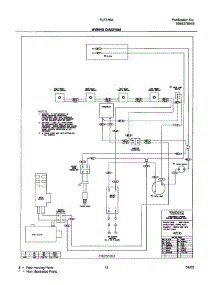 13 - Wiring Diagram parts for Frigidaire Range FLF316ASB from AppliancePartsPros.com