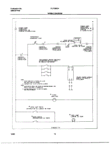 12 - Wiring Diagram parts for Frigidaire Range FLF335CHSA from AppliancePartsPros.com