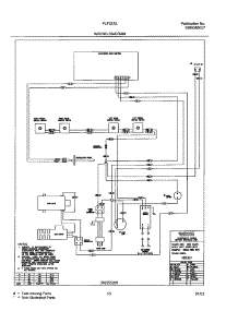 13 - Wiring Diagram parts for Frigidaire Range FLF337AWC from AppliancePartsPros.com