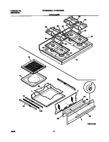 05 - Top / Drawer parts for Frigidaire Range FLF334BGWA from AppliancePartsPros.com