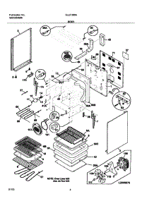 05 - Body parts for Frigidaire Range GLEF396ASD from AppliancePartsPros.com