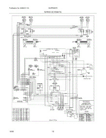 12 - Wiring Schematic parts for Frigidaire Range GLEFM397DBD from AppliancePartsPros.com