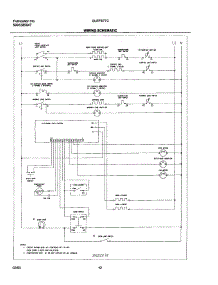10 - Wiring Schematic parts for Frigidaire Range GLEFS77CQA from AppliancePartsPros.com
