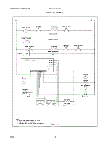 12 - Wiring Schematic parts for Frigidaire Range GLEFS79DCH from AppliancePartsPros.com