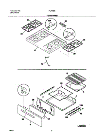 09 - Top / Drawer parts for Frigidaire Range FLF316AQB from AppliancePartsPros.com