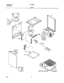 07 - Body parts for Frigidaire Range FLF316WHSC from AppliancePartsPros.com
