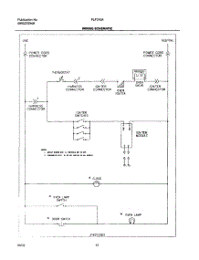 12 - Wiring Schematic parts for Frigidaire Range FLF316AQB from AppliancePartsPros.com
