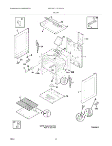 07 - Body parts for Frigidaire Range FLF316DQA from AppliancePartsPros.com