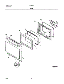 11 - Door parts for Frigidaire Range FLF337AUA from AppliancePartsPros.com