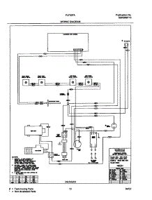 13 - Wiring Diagram parts for Frigidaire Range FLF337AUD from AppliancePartsPros.com