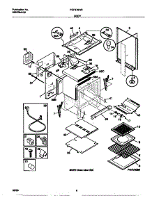 04 - Body parts for Frigidaire Range FGF378WCCC from AppliancePartsPros.com