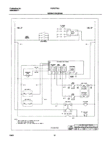 12 - Wiring Diagram parts for Frigidaire Range FGF377WJCA from AppliancePartsPros.com