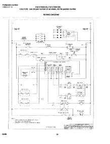 14 - Wiring Diagram parts for Frigidaire Range FGF379WESN from AppliancePartsPros.com