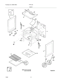 07 - Body parts for Frigidaire Range FPF312BSC from AppliancePartsPros.com