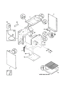 Body parts for Frigidaire Range FGFB33WHSB from AppliancePartsPros.com