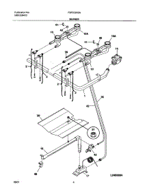 05 - Burner parts for Frigidaire Range FSF312ASA from AppliancePartsPros.com