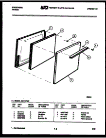 03 - Door Parts parts for Frigidaire Range G21PCL3 from AppliancePartsPros.com