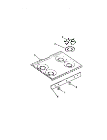 10 - Cook Top, Knobs parts for Frigidaire Range G21PCW0 from AppliancePartsPros.com