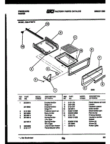 05 - Broiler Drawer Parts parts for Frigidaire Range G30LPNW2 from AppliancePartsPros.com