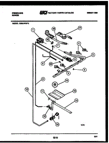 06 - Burner, Manifold And Gas Control parts for Frigidaire Range G30LPNW2 from AppliancePartsPros.com