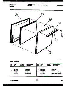 03 - Door Parts parts for Frigidaire Range G30PCW3 from AppliancePartsPros.com