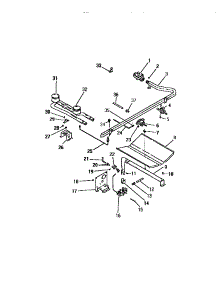 23 - Burners, Ignitors, Controls parts for Frigidaire Range G21PCW0 from AppliancePartsPros.com