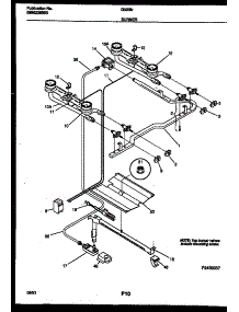 03 - Burner, Manifold And Gas Control parts for Frigidaire Range G32BNL5 from AppliancePartsPros.com