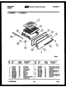 05 - Broiler Drawer Parts parts for Frigidaire Range GC32BCL4 from AppliancePartsPros.com